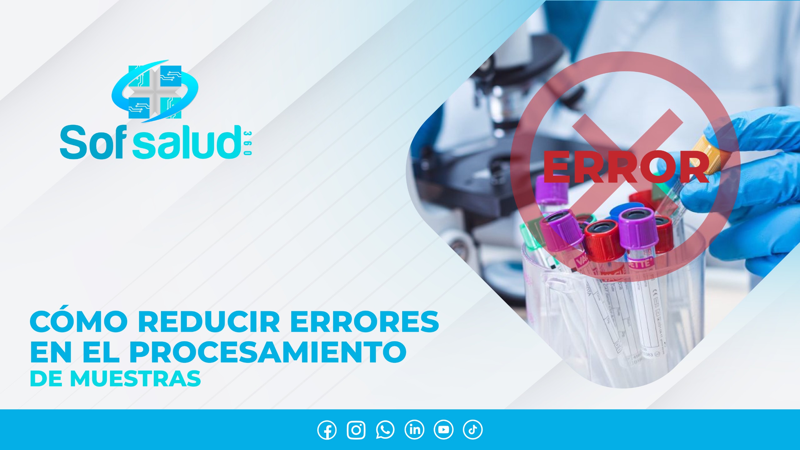Cómo reducir errores en el procesamiento de muestras